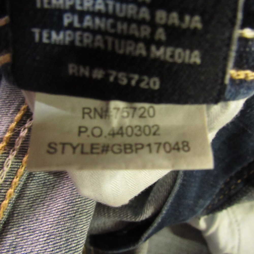 BKE Seth Jeans Men 36x34 Loose Blue Light Wash Straight Leg Stretch Thick Stitch - Picture 12 of 16